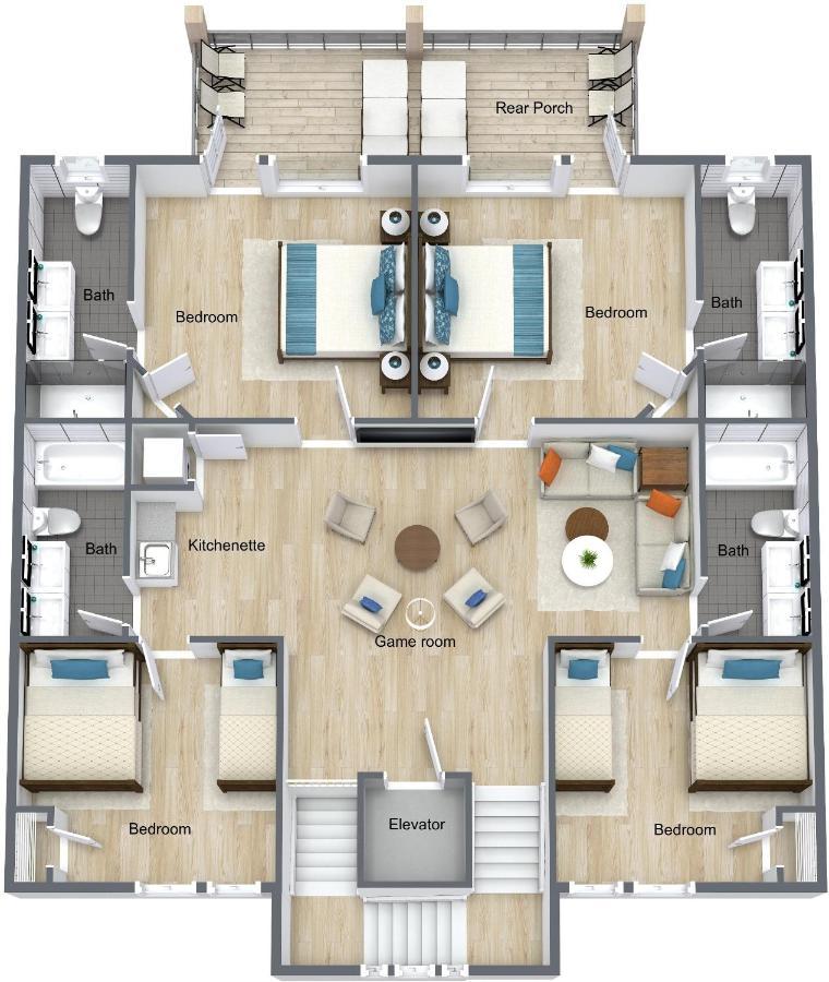 The Pearl Gulf Front W-Prvt Heated Pool, 12 Bdrm -12,5Bath Alvacationrentals Gulf Shores Eksteriør bilde
